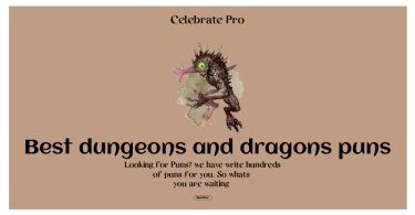 Dungeons and Dragons Puns