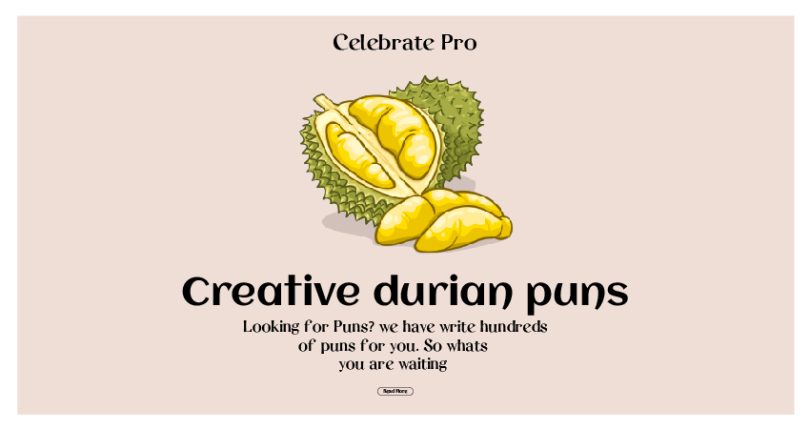 Durian Puns