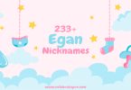 Egan Nicknames