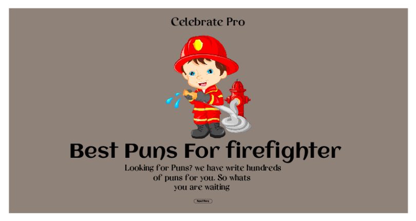 Firefighter Puns