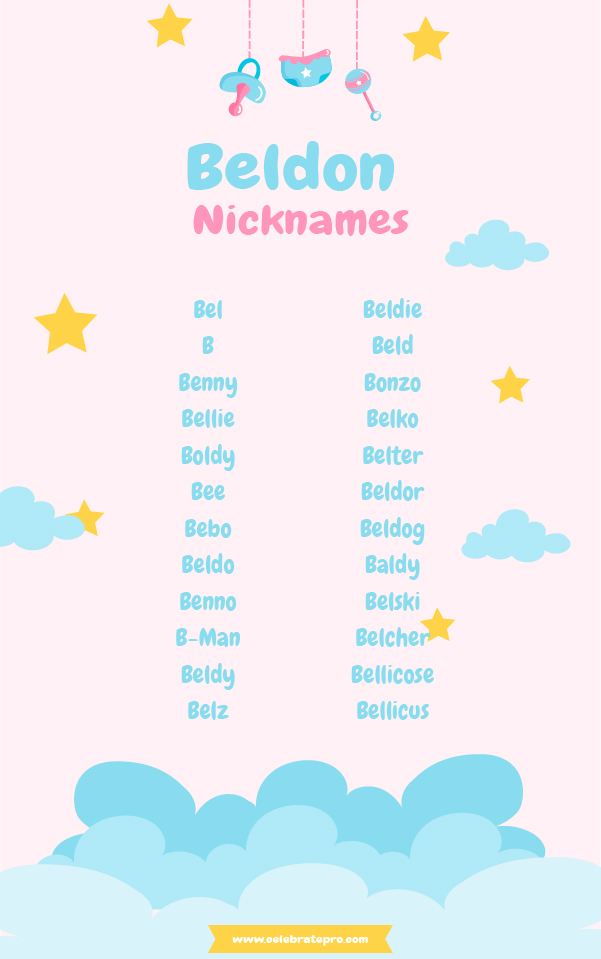 Funny Nicknames for Beldon