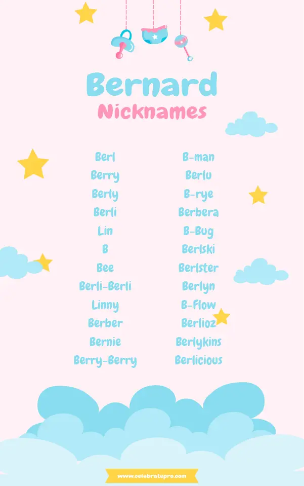 Funny Nicknames for Bernard