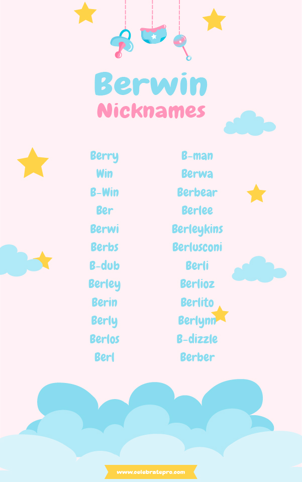 Funny Nicknames for Berwin