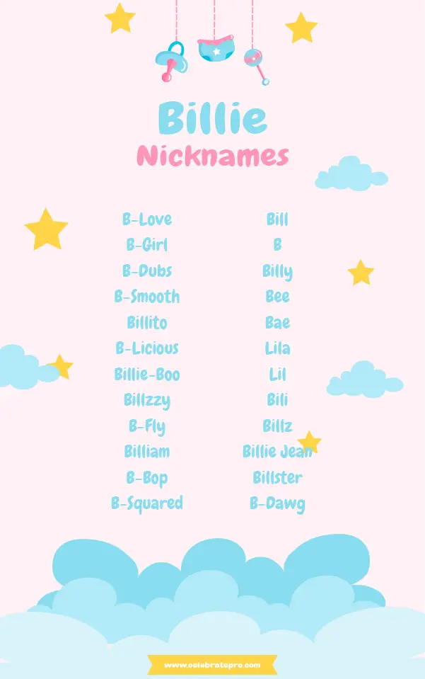 Funny Nicknames for Billie