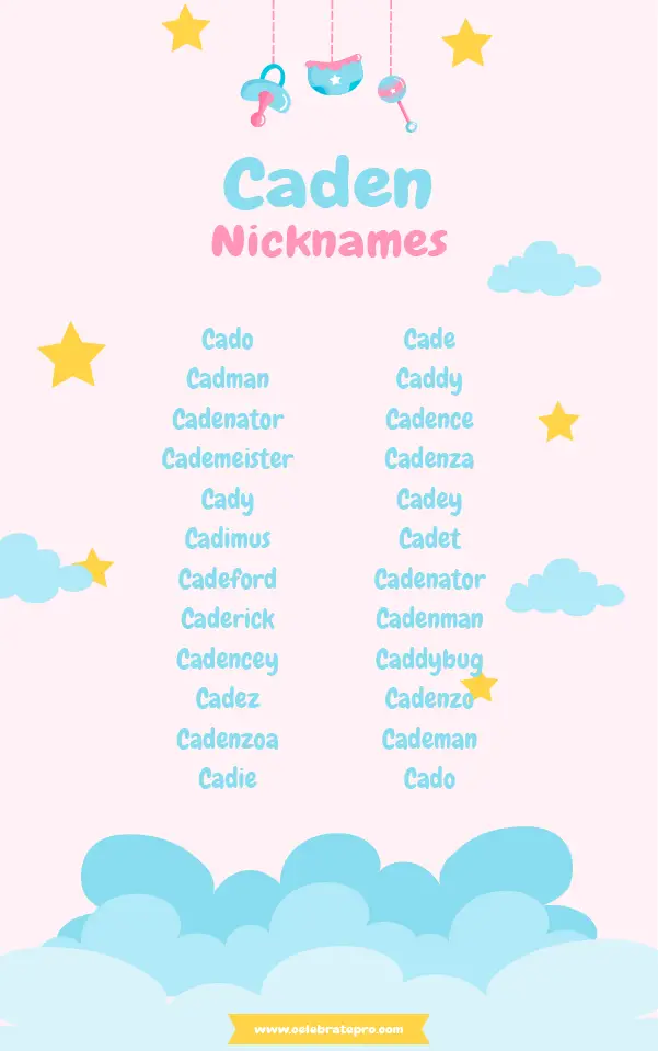 Funny Nicknames for Caden