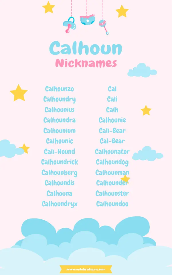 Funny Nicknames for Calhoun