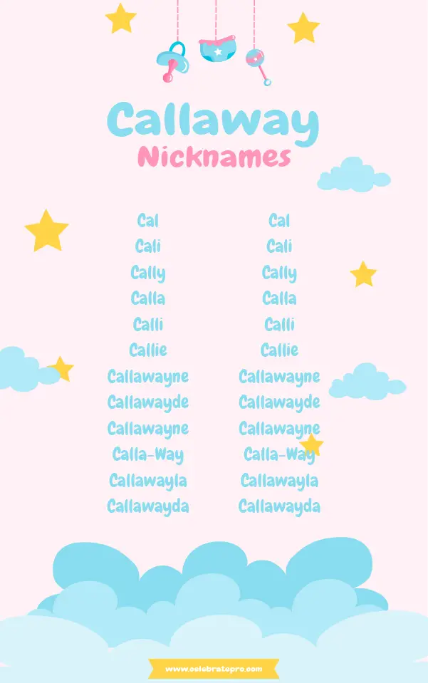 Funny Nicknames for Callaway