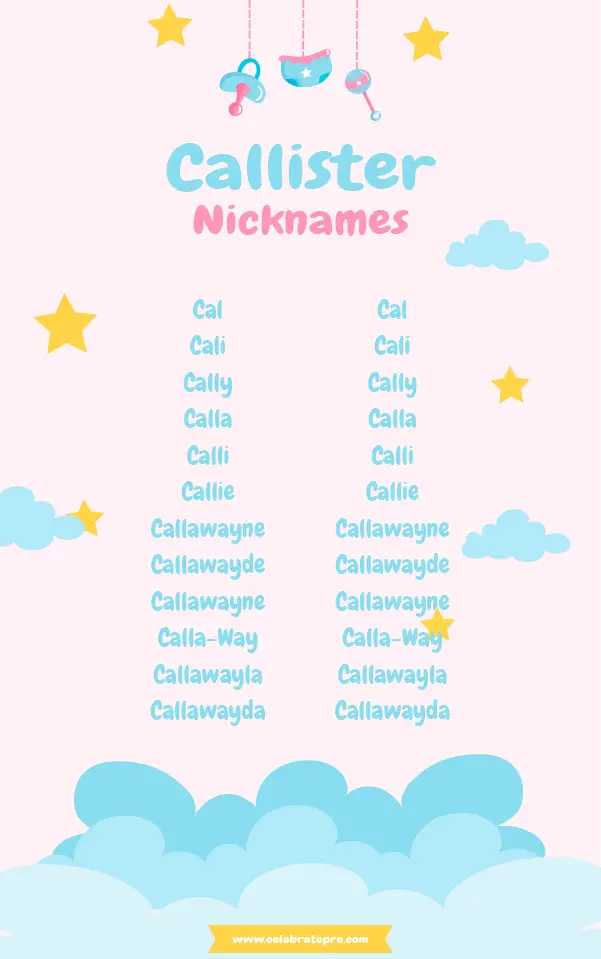 Funny Nicknames for Callister
