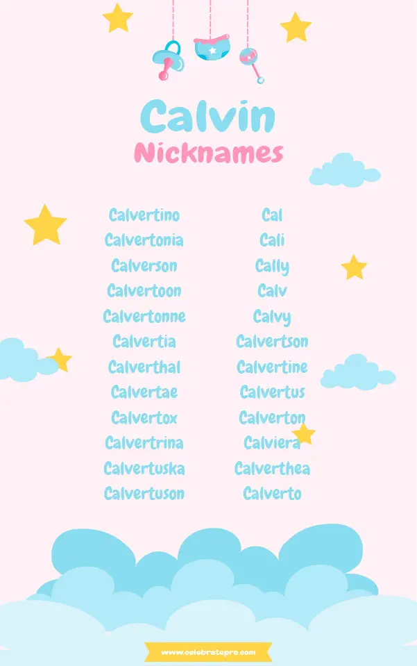 Funny Nicknames for Calvin