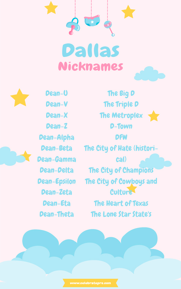 Funny Nicknames for Dallas