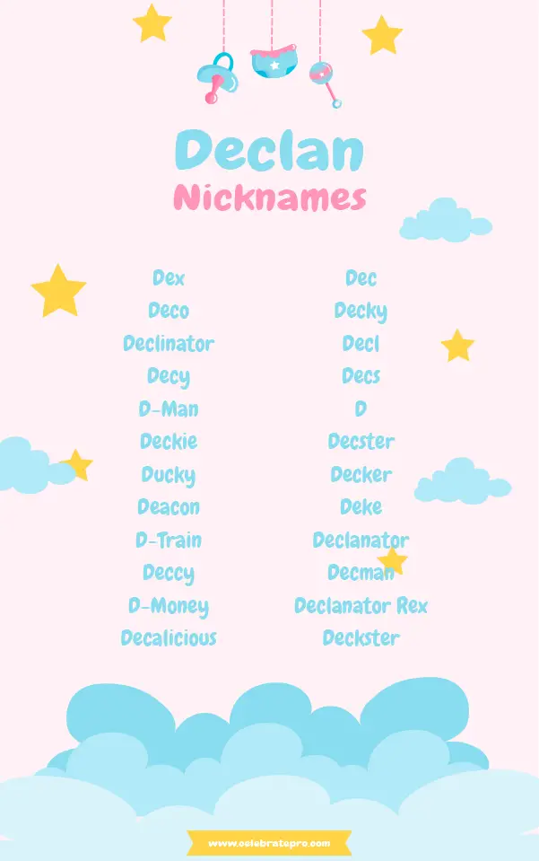 Funny Nicknames for Declan