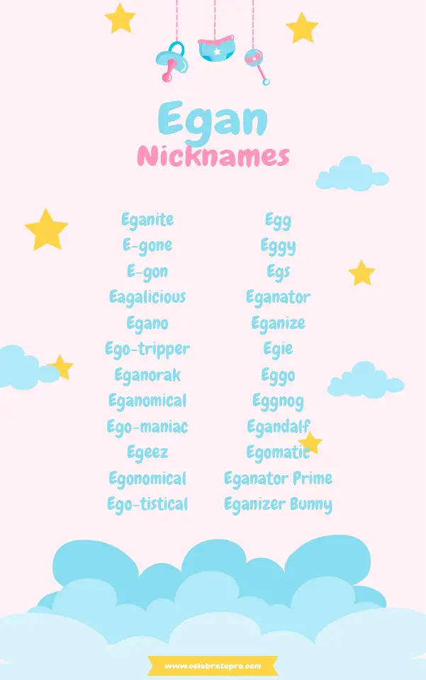 Funny Nicknames for Egan