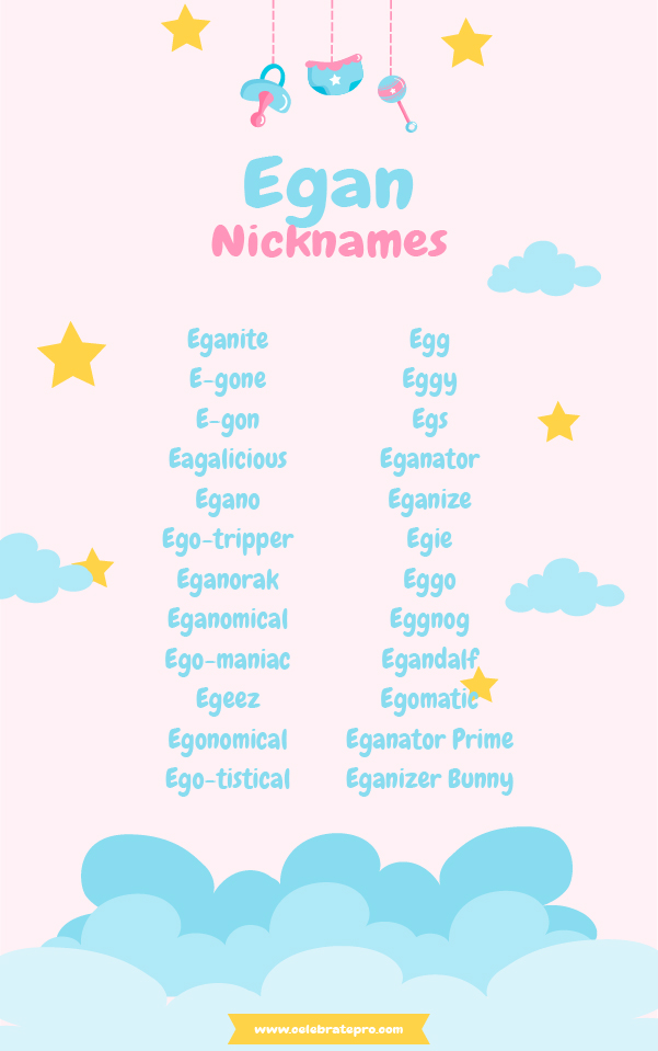 Funny Nicknames for Egan