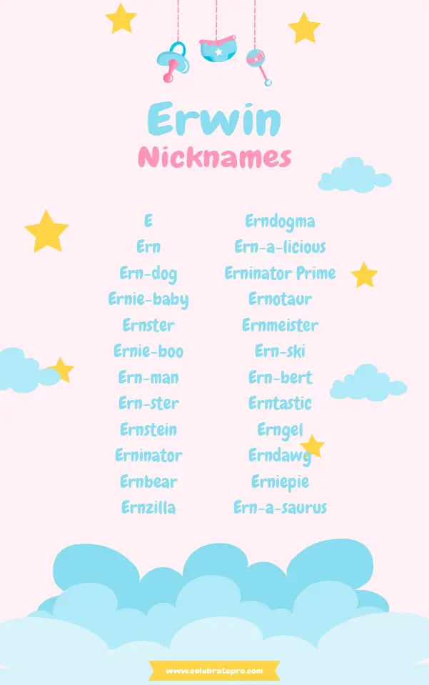 Funny Nicknames for Erwin