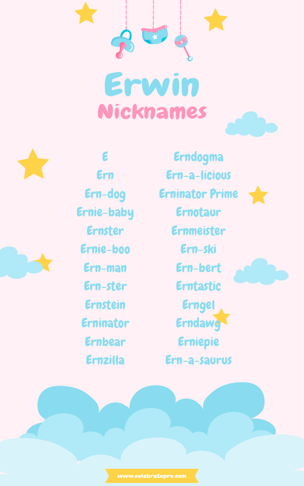 Funny Nicknames for Erwin