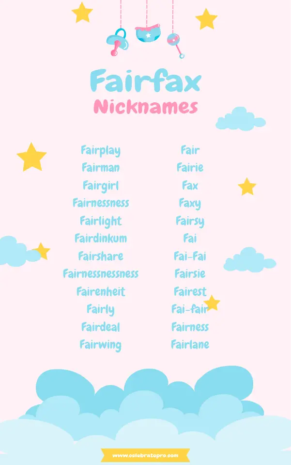 Funny Nicknames for Fairfax