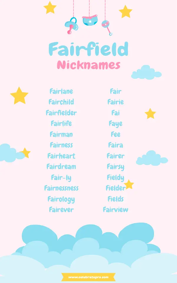 Funny Nicknames for Fairfield