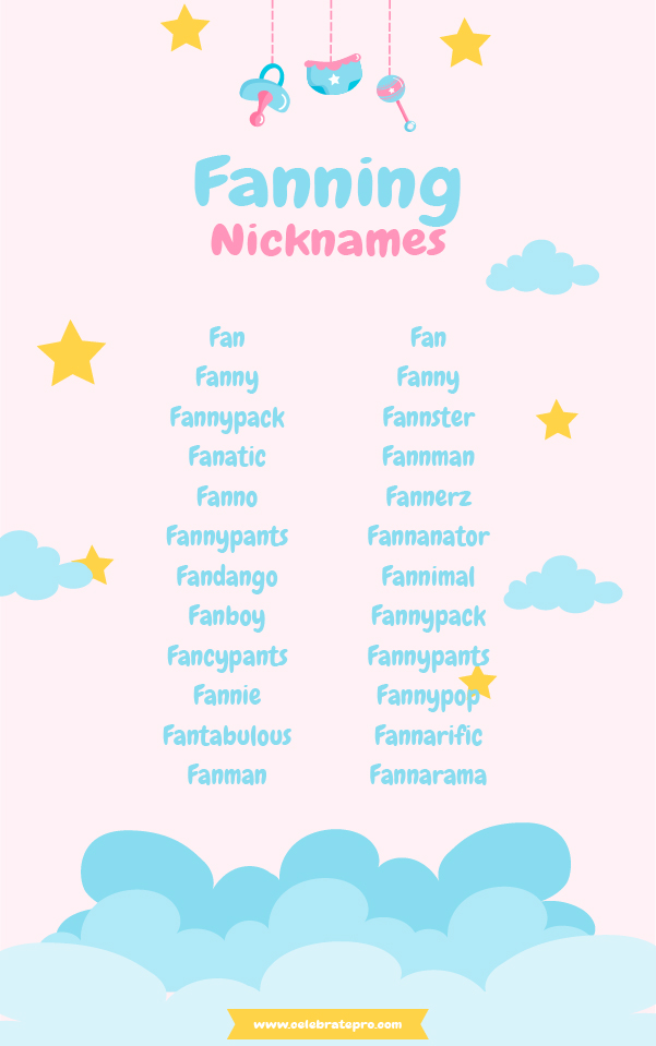 Funny Nicknames for Fanning