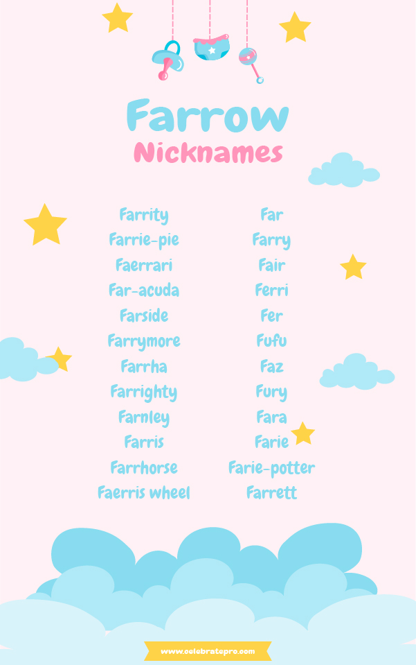 Funny Nicknames for Farrow