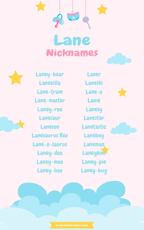 Funny Nicknames for Lane