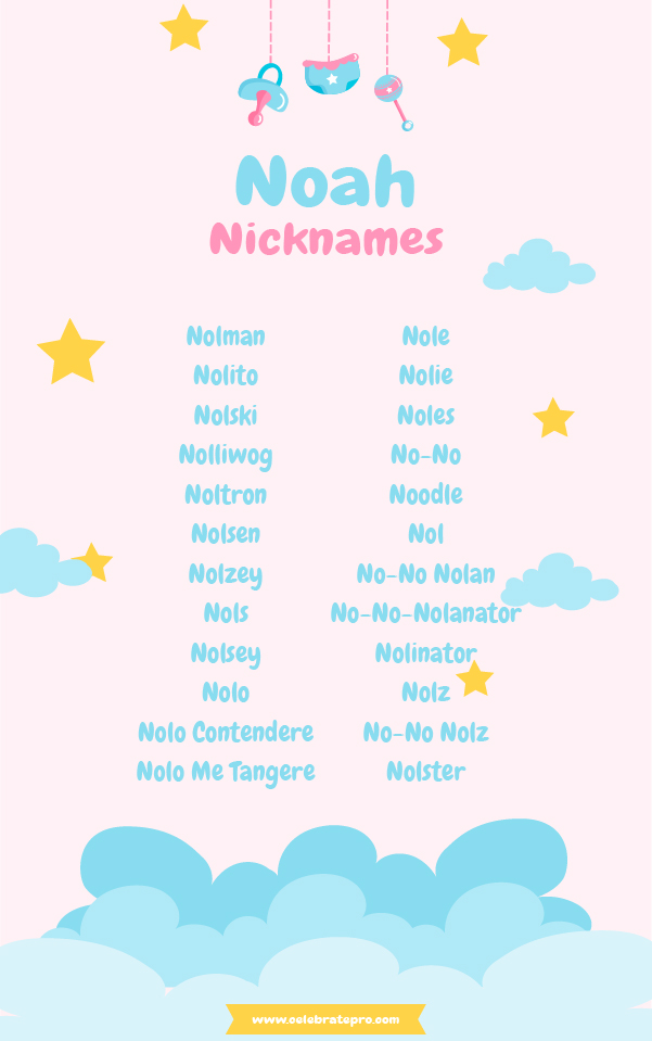 Funny Nicknames for Noah