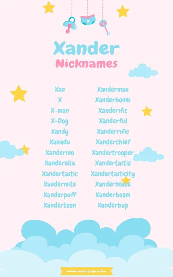 Funny Nicknames for Xander