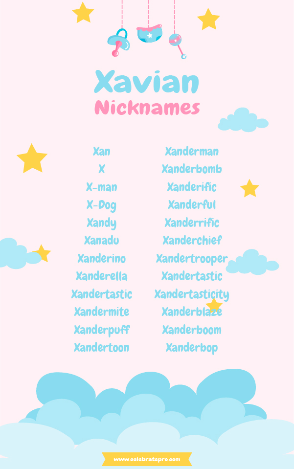 Funny Nicknames for Xavian