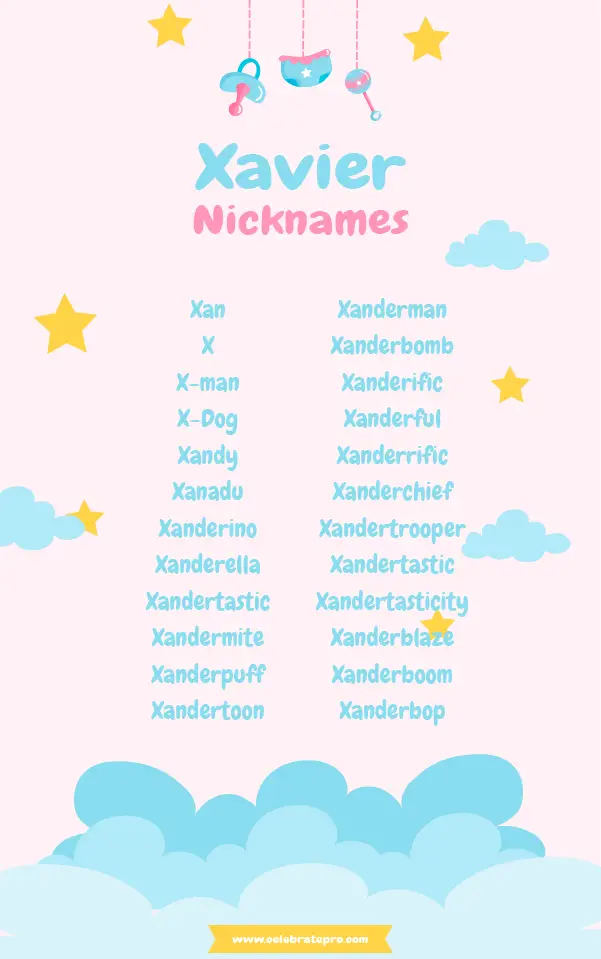 Funny Nicknames for Xavier