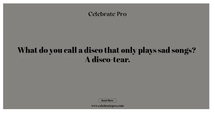 Good Funny Puns for Disco
