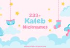 Kaleb Nickname