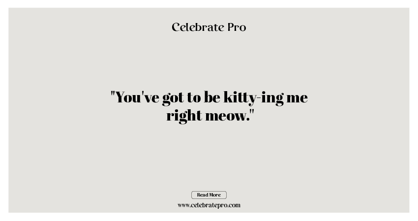 One-Liner Feline Puns