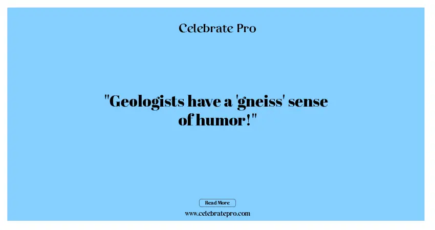 One-Liner Geology Puns