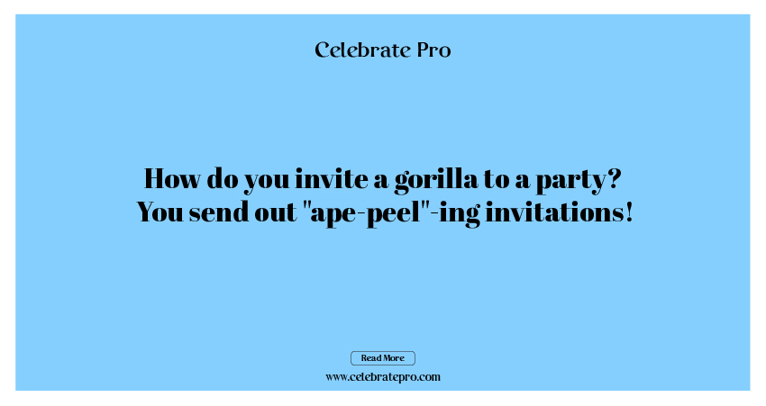 Oneliner gorilla puns