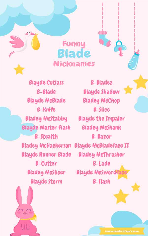 Popular Nicknames for Blade