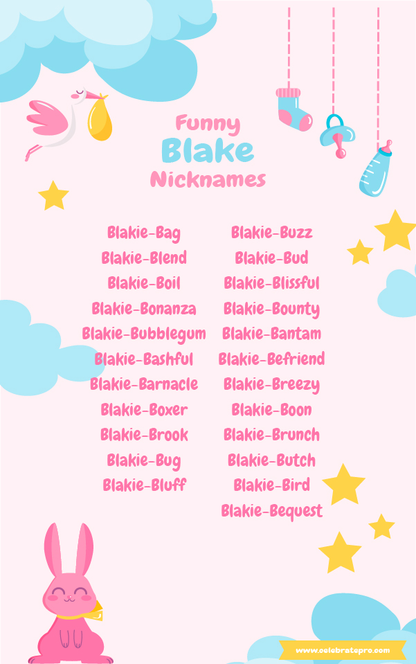 Short Nicknames for Blake