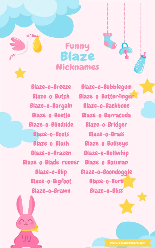 Short Nicknames for Blaze