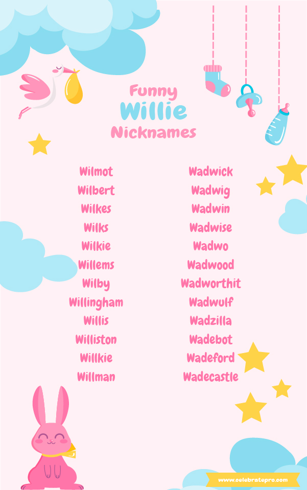 Short Nicknames for Willie