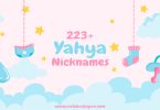Yahya Nickname