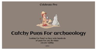 archaeology puns