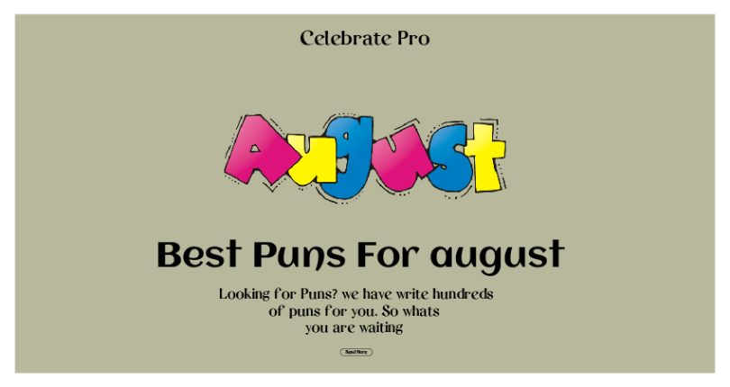 august puns