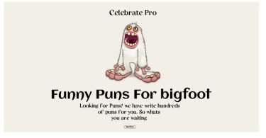 bigfoot puns