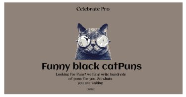 black cat puns