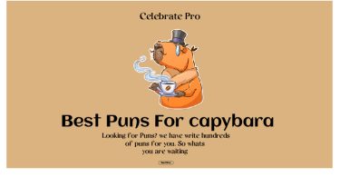 115+ Hilarious Capybara Puns Ideas From Short & Funny Jokes