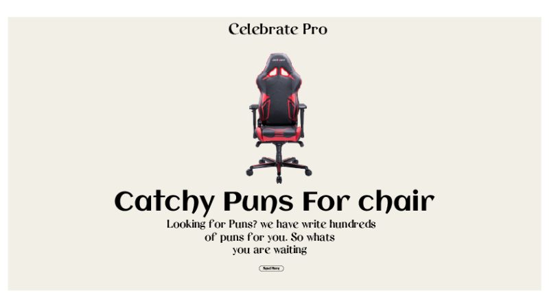 121+ Chair Puns Ideas for Humorous People