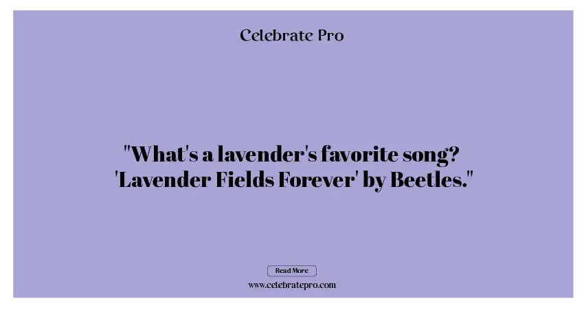 Best One-Liner Lavender Puns