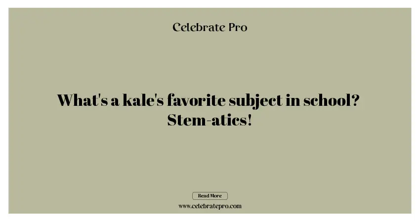 Best Short Kale Puns