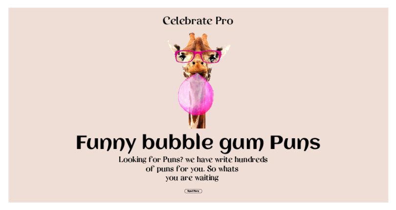 Bubble Gum Puns