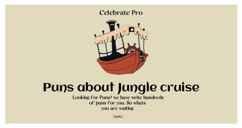 Jungle Cruise Puns