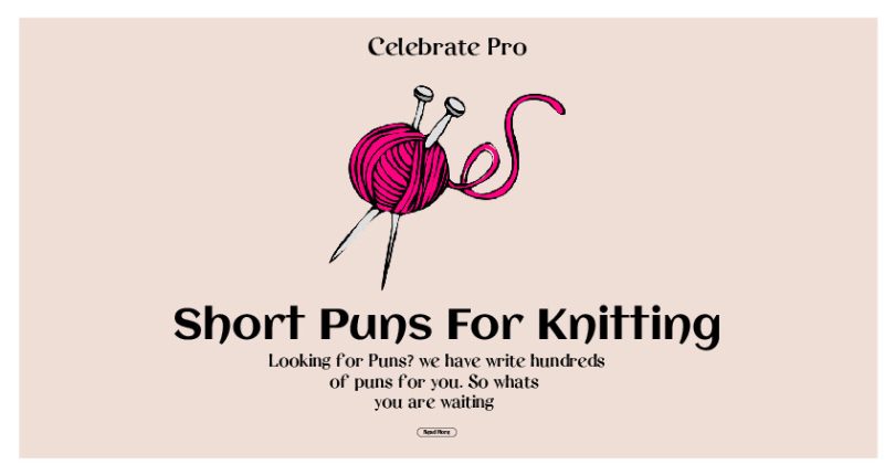 Knitting Puns