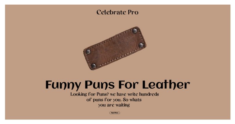 Leather Puns